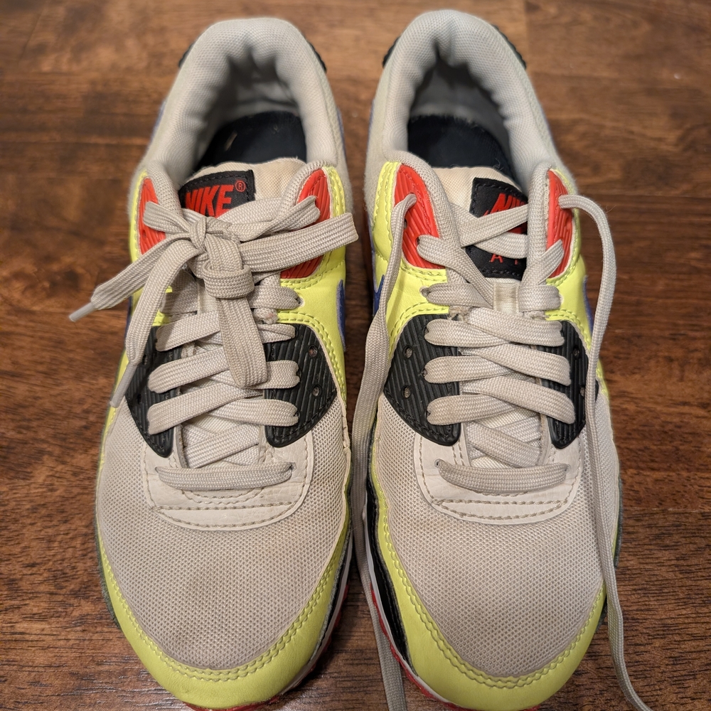 Nike Women's Sneakers - Beige, Yellow, Red, Black